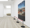 Museums Absperrständer Schwarz 45cm