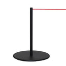 Museums Absperrständer Schwarz 45cm