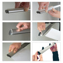 Posterleisten 30 mm Aluminium – Robuster Posterhalter mit Klickprofil-instruction