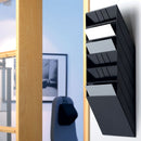 Prospekthalter 6x A4 Schwarz Kunststoff