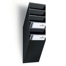 Prospekthalter 6x A4 Schwarz Kunststoff