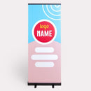 Roll-Up Banner Basic - inkl. Druck