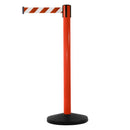 Roter Absperrständer mit Zugband 340 cm