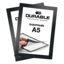 Selbstklebender Magnetrahmen DURAFRAME® Schwarz-A5