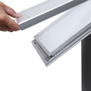 Speisekartenständer außen magnetisch 2×A4 mit Logopanel