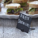 Spießhalter Mini Kreidetafel – 20 Stück