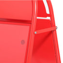 Stahl Kundenstopper B2 Rot Klappbar