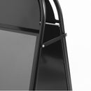 Stahl Kundenstopper Klappbar Schwarz