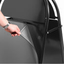 Stahl Kundenstopper Klappbar Schwarz