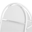Stahl Kundenstopper Klappbar Weiß