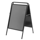 Stahl Kundenstopper Steelpro Schwarz Klappbar