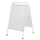Stahl Kundenstopper Steelpro Weiß Klappbar