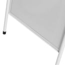 Stahl Kundenstopper Steelpro Weiß Klappbar