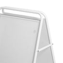Stahl Kundenstopper Steelpro Weiß Klappbar