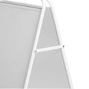 Stahl Kundenstopper Steelpro Weiß Klappbar