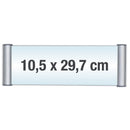 Türschild Aluminium mit Klapprahmen – Wandschild-10,5x29,7