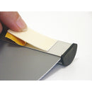 Türschild Aluminium mit Klapprahmen – Wandschildbackside-tape
