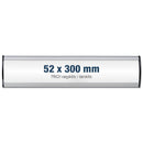 Türschild Aluminium selbstklebend – Wandschild wechselbar in 6 Größen-52x300