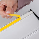 Türschild Aluminium selbstklebend – Wandschild wechselbar in 6 Größen-tape