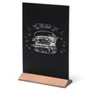 Tischkreidetafel Hellbraun