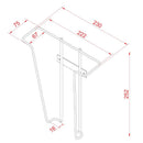Wand Prospekthalter 1x A4