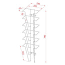 Wand Prospekthalter 6x A4