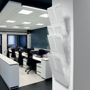 Wand Prospekthalter 6x A4 Kunststoff