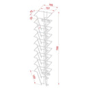 Wand Prospekthalter 9x A5