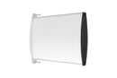 Wandschild doppelseitig Aluminium – Türschild für Büro & Räume-blanco