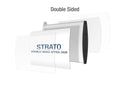 Wandschild doppelseitig Aluminium – Türschild für Büro & Räume-doublesided
