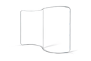 Zipper Messewand Wave-frame